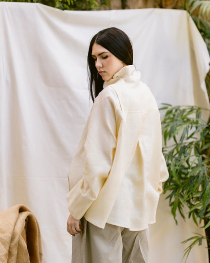 LINEN BLOUSE