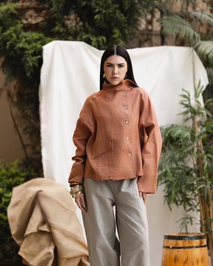 LINEN BLOUSE