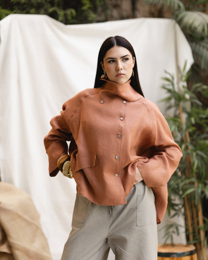 LINEN BLOUSE
