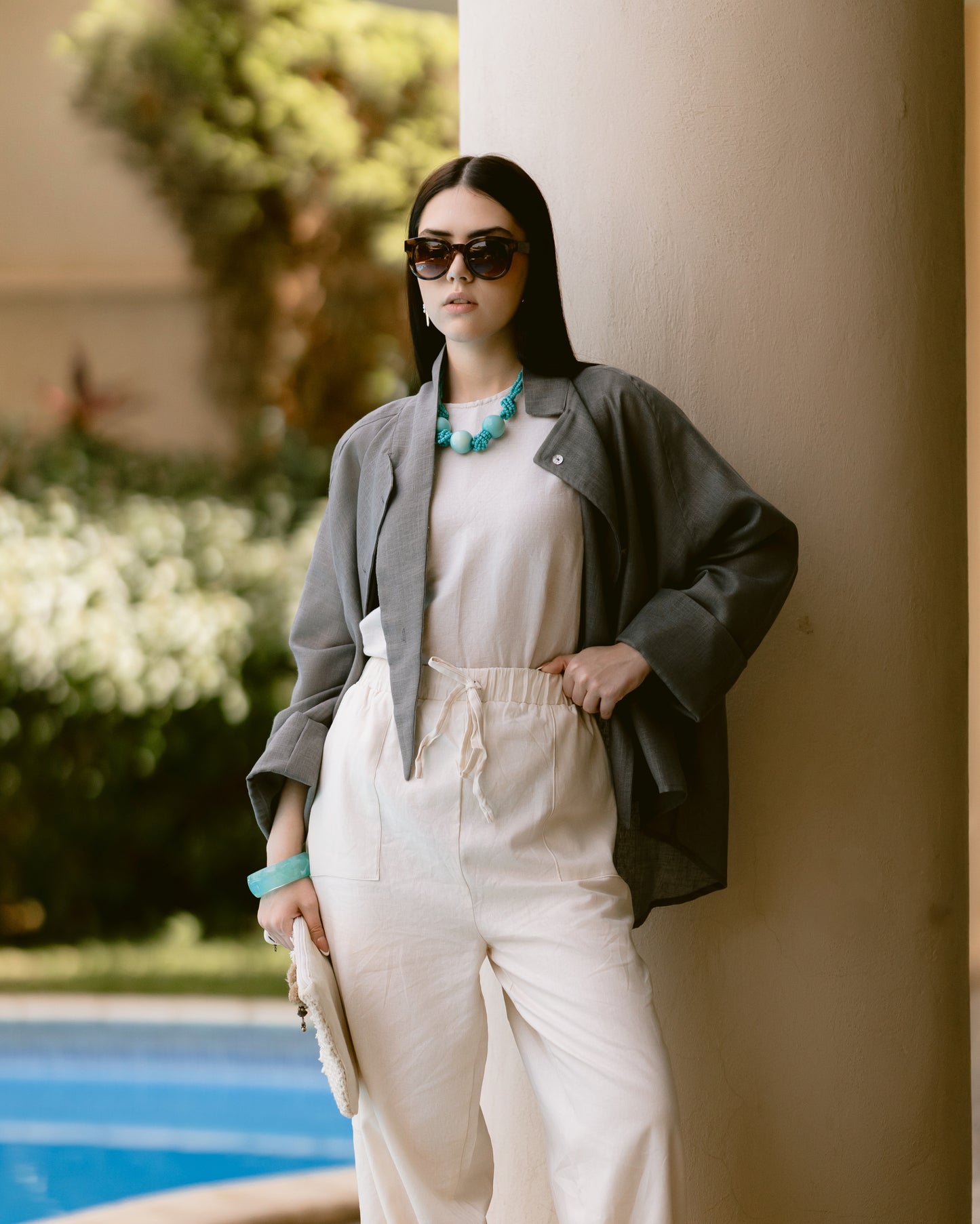 LINEN BLOUSE