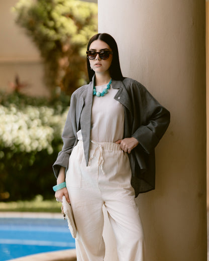 LINEN BLOUSE