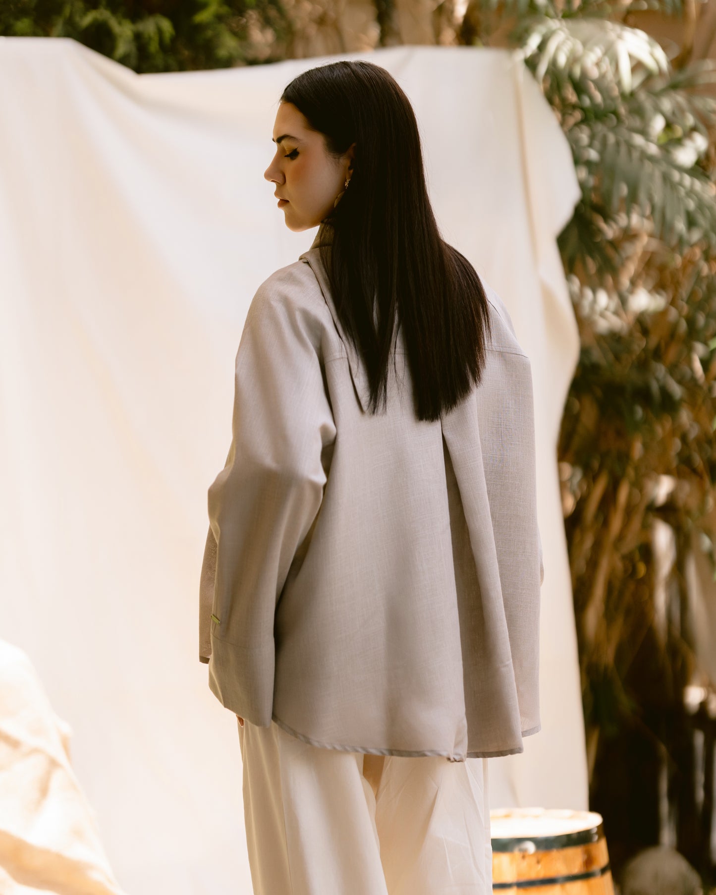 LINEN BLOUSE