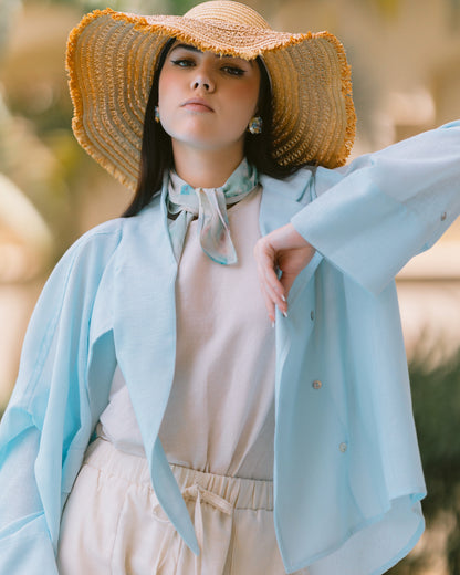 LINEN BLOUSE