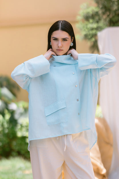 LINEN BLOUSE