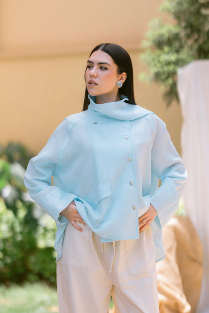 LINEN BLOUSE