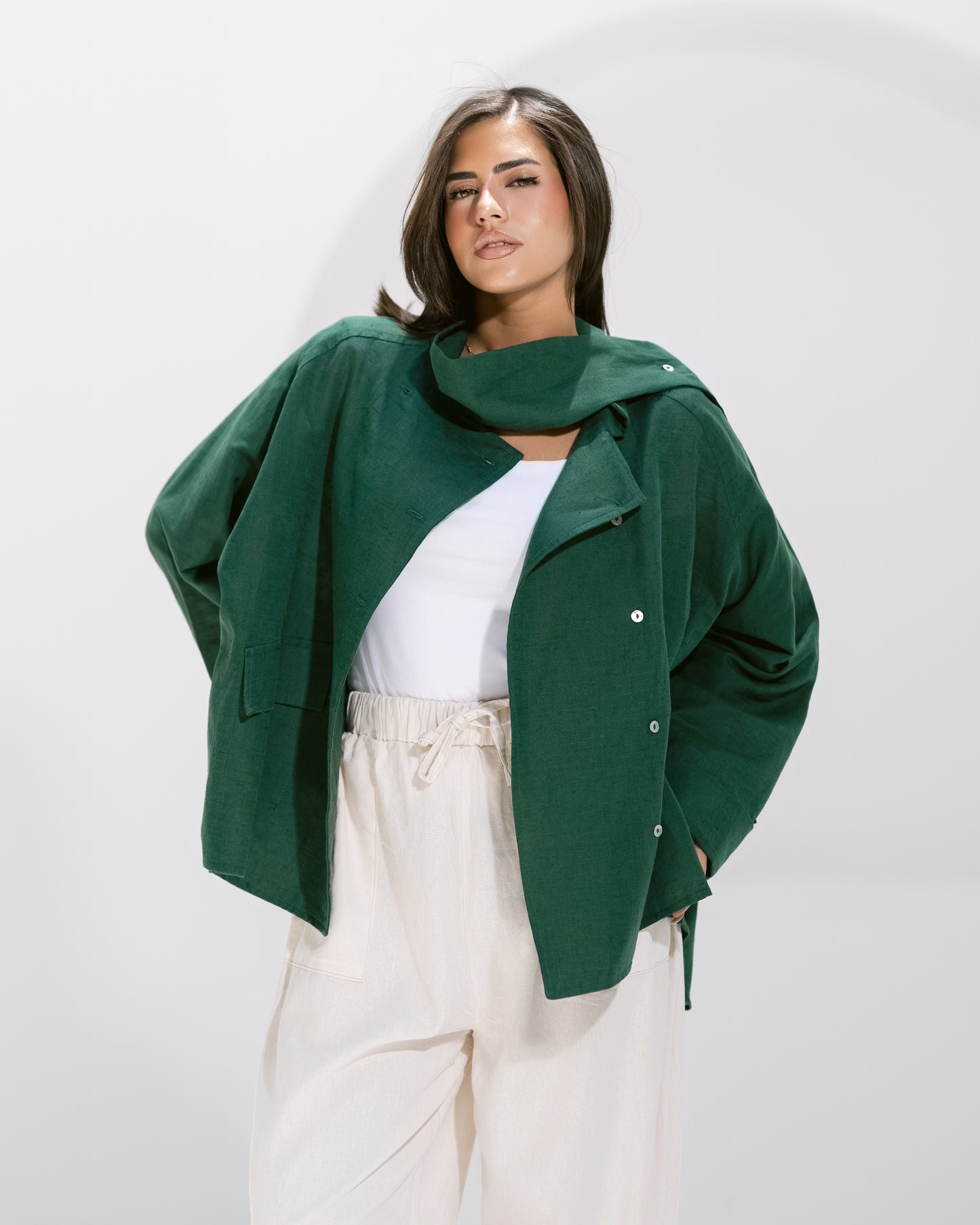 LINEN BLOUSE