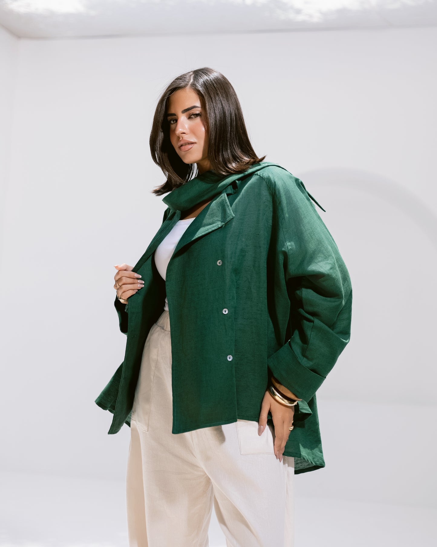 LINEN BLOUSE