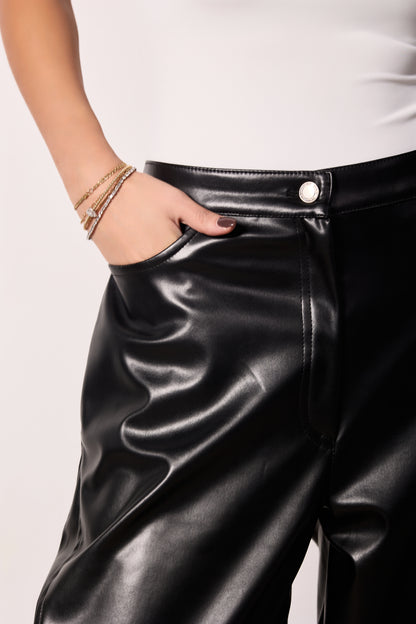 LEATHER BALLON PANTS